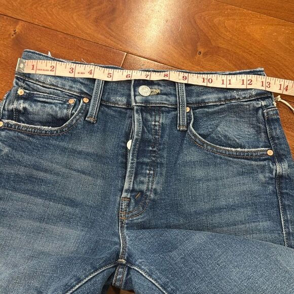 NWT MOTHER Women's The Hiker Skimp Mid Rise Jeans Size 24 - Picture 10 of 14